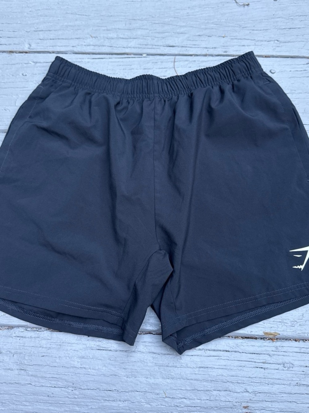 Gymshark Black Athletic Shorts with Subtle Logo